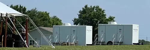 Luxury Portable Restroom Trailers in Arkansas